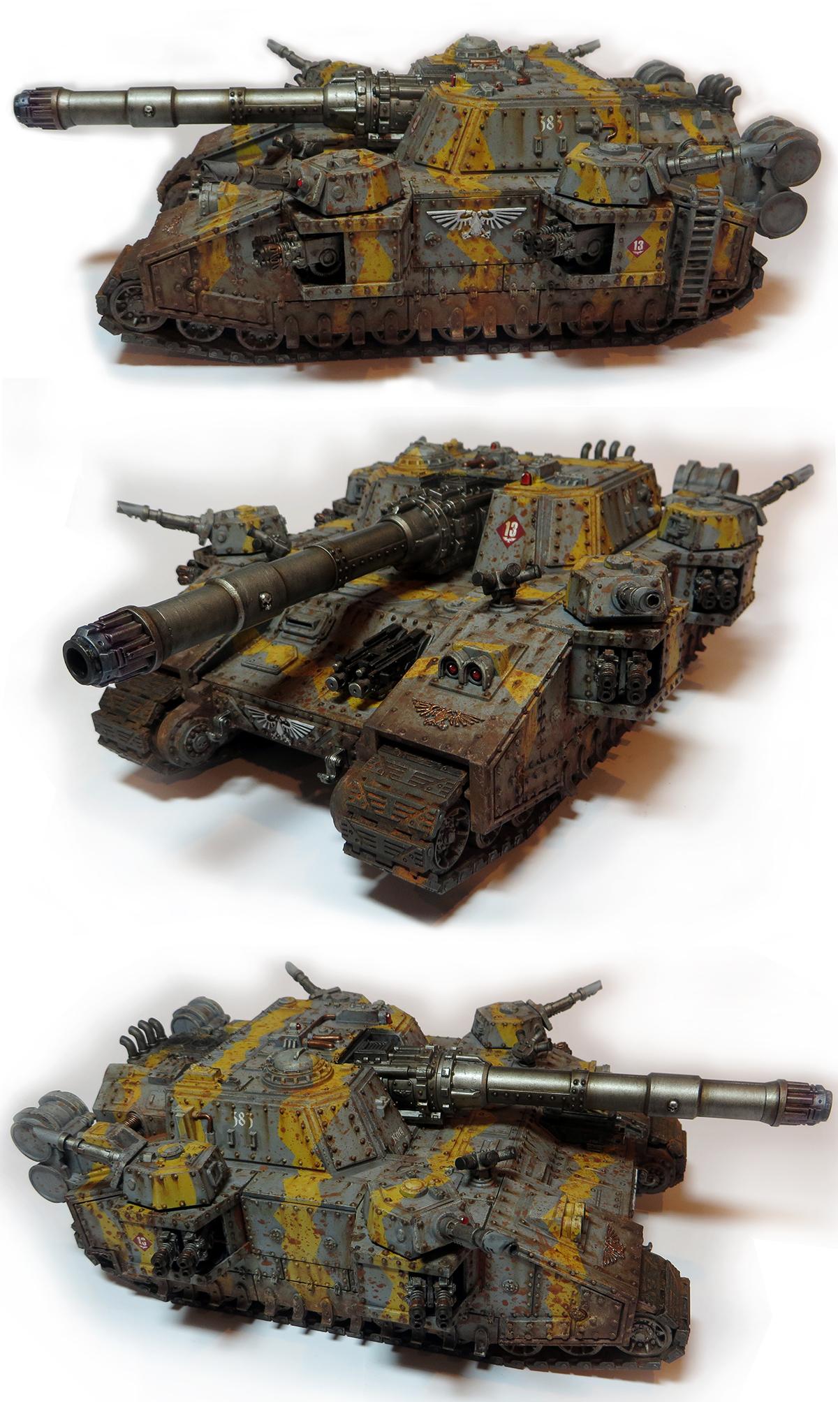 Astra Militarum, Baneblade, Bangblade, Battle-worn, Death Korps Of ...